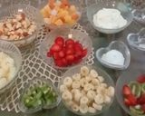 A picture of step 1 of Creamy fruit chaat.