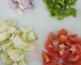 A picture of step 1 of Tomato gazpacho.