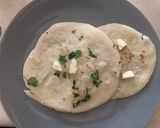 A picture of step 2 of Onion Uttapam.