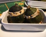 Une image de l'étape 16 de Courgettes rondes farcies ricotta et jambon blanc.