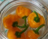 A picture of step 3 of Scotch Bonnet Salsa.