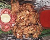A picture of step 7 of Chineese pakore.