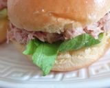 Une image de l'étape 4 de Mini burger au thon.
