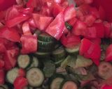 A picture of step 1 of Fattoush - Fattoush Salad.
