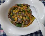 A picture of step 7 of Sweet-spicy beef sauce.