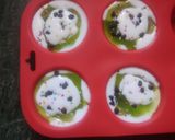A picture of step 17 of Chocolate floating icecream in 3 flavours.