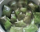 Foto langkah ke 5 dari resep Kue Nagasari Pandan.