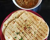 A picture of step 4 of Easy no yeast naan.