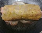 Foto del paso 9 de la receta: Lomo de cerdo sellado y relleno con arroz a la jardinera