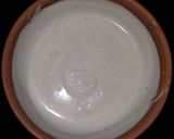 A picture of step 1 of Snow pudding.