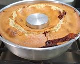 Foto del paso 6 de la receta: Budín acaramelado de peras con cremoso de banana, coco y chocolate