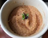 Une image de l'étape 5 de Purée moulinée « rose » aux panais et courgettes.
