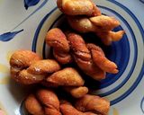 A picture of step 9 of Korean Twisted Doughnuts🧡.