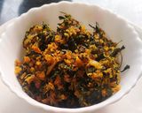 A picture of step 7 of Methi Besan Sabzi.
