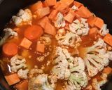 A picture of step 3 of Thai Spiced Veg Soup.