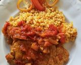 Lecsós szelet tarhonyával recept fázis 6 fotója