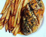 Foto del paso 11 de la receta: Pechuga de pollo con mantequilla al horno y hierbas aromáticas
