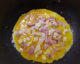 Foto del paso 2 de la receta: Omelette de jamón y queso
