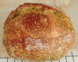 Foto langkah ke 27 dari resep Flaxseeds Pandan Swirl Sourdough Bread.
