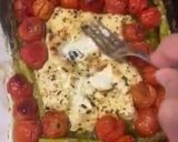 Foto del paso 3 de la receta Pasta con feta, tomates cherry y espárragos verdes al horno