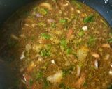 A picture of step 4 of Pindi Chole.