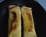 Foto langkah ke 3 dari resep Roti Panggang Gulung Pisang Coklat.