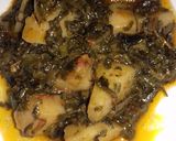 A picture of step 9 of Aloo Palak dry.