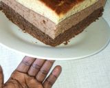 A picture of step 16 of Steamed then oven baked Chocolate Mocha cake.