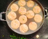 A picture of step 3 of MINI MASALA PANIYARAM (made from Idli Batter).