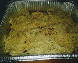 A picture of step 8 of Baked Spaghetti with Pepperoni.