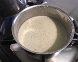 Une image de l'étape 8 de Tagliatelles au poulet tomates et sauce roquefort.