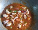 Foto langkah ke 5 dari resep Cumi Saos Padang.