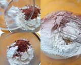 A picture of step 2 of Beetroot Eggless Cupcake.