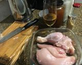 Foto del paso 1 de la receta: Plato único: Pollo con damascos y camotes