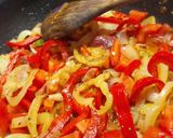 Tarhonyás lecsó (vegán) recept fázis 2 fotója