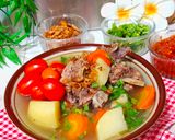 Foto langkah ke 6 dari resep Sop Iga Sapi Bening Dengan Bumbu Spesial.