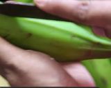 A picture of step 1 of Nandaba chips (raw banana).