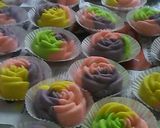 Foto langkah ke 8 dari resep Bolu kukus mawar.