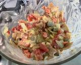Une image de l'étape 10 de Salade de pommes de terre aux harengs, tomates et oignons.