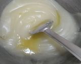 A picture of step 4 of Bombay karachi halva / Corn flour  halva with natural food colour.
