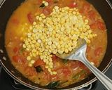 A picture of step 4 of Bitter gourd with chana dal masala.