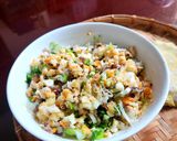 Hình bước làm 2 của món Hoành thánh chay