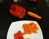 Foto del paso 2 de la receta: Milanesas Napolitana con arroz primavera