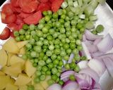 A picture of step 1 of Veg Biryani.