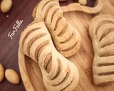 صورة لخطوة 10 من وصفة غريبية الورقة 🇩🇿 كوكيز بالفول السوداني 🥜
