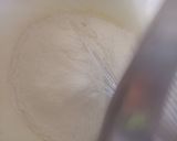 A picture of step 2 of Banana marble pound cake.
