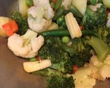 A picture of step 8 of Mix Veg in White Sauce.