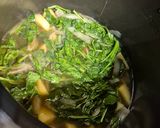 A picture of step 3 of Watercress Soup.