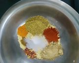 A picture of step 4 of Crispy Karela.