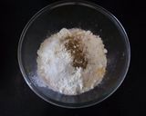 A picture of step 1 of Mango Semolina Cake.